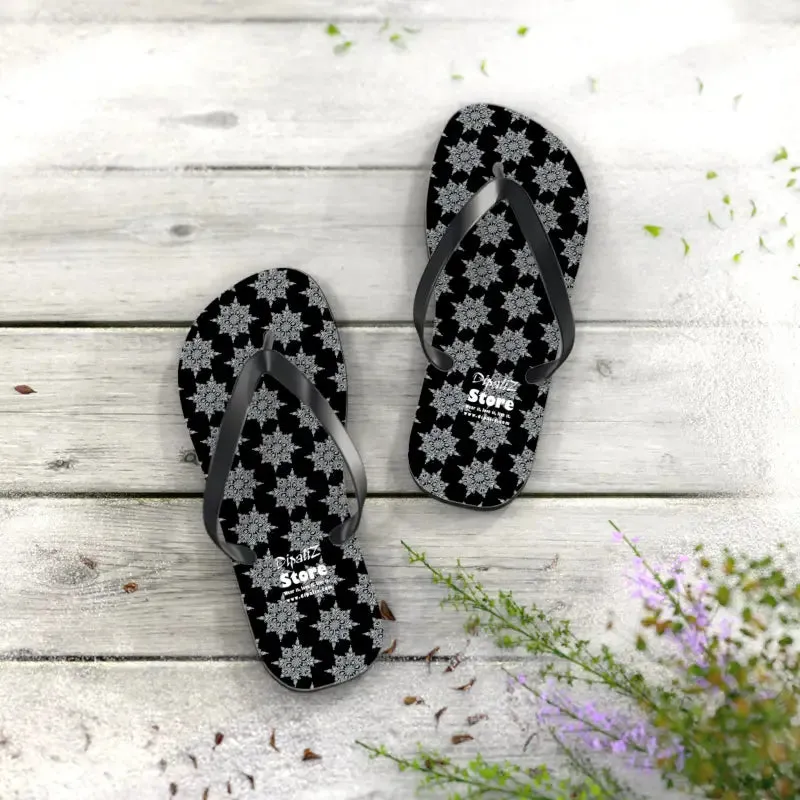 Snowflakes Flip Flops Bring Summer Vibes