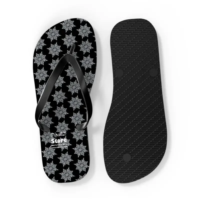 Snowflakes Flip Flops Bring Summer Vibes