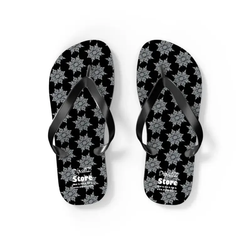 Snowflakes Flip Flops Bring Summer Vibes
