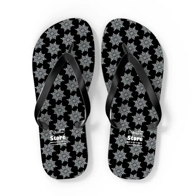 Snowflakes Flip Flops Bring Summer Vibes