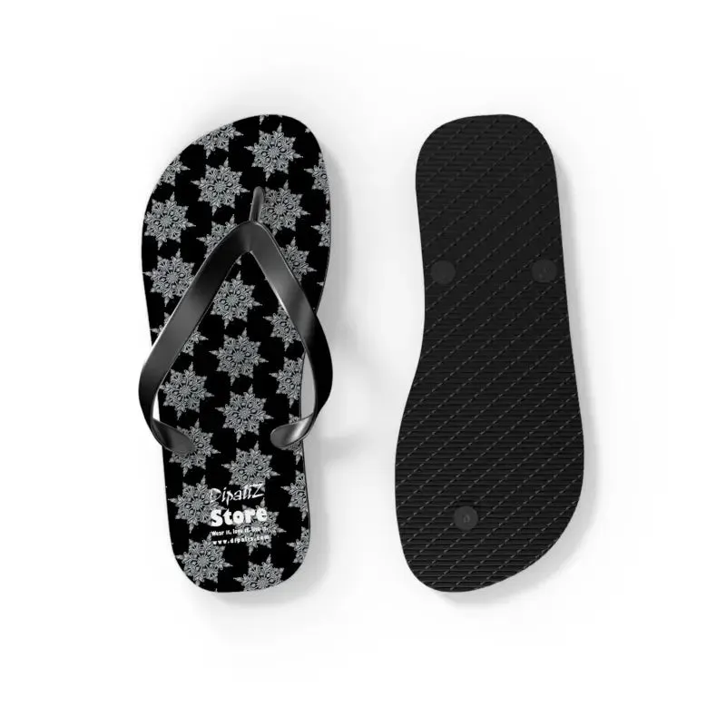 Snowflakes Flip Flops Bring Summer Vibes