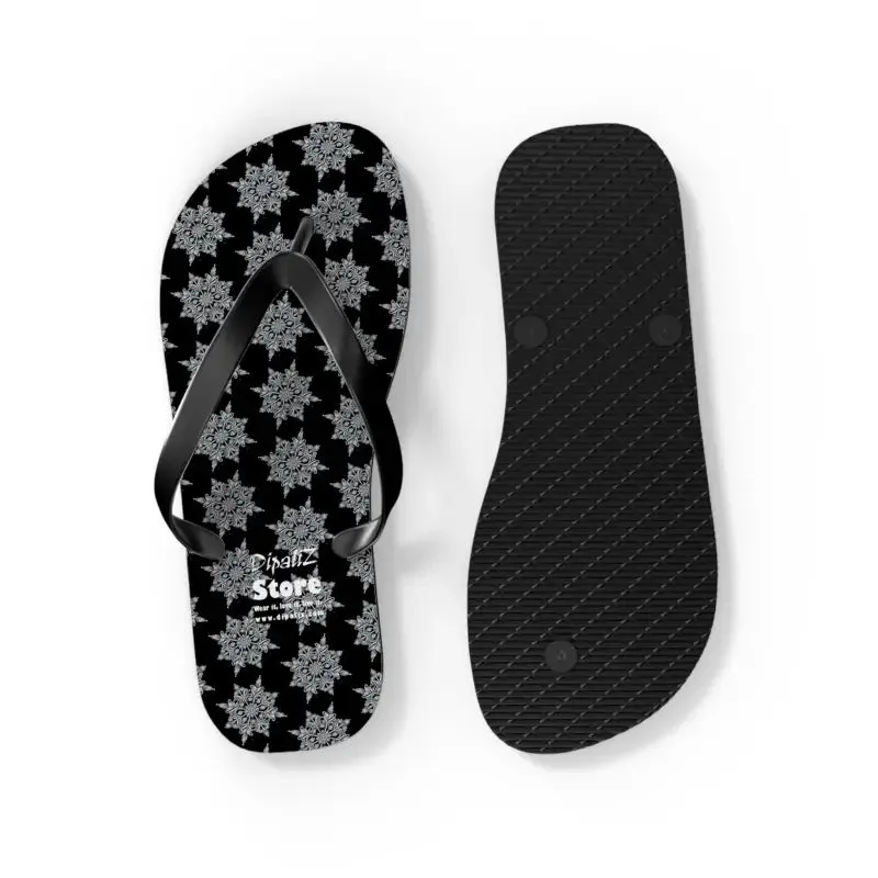 Snowflakes Flip Flops Bring Summer Vibes
