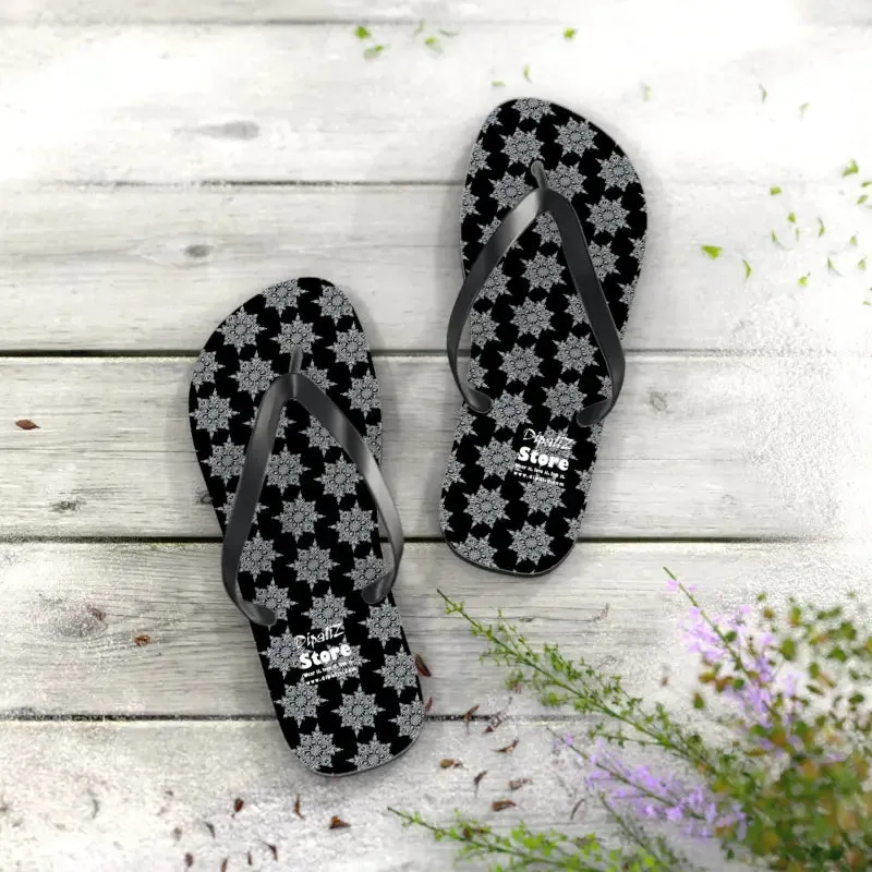 Snowflakes Flip Flops Bring Summer Vibes