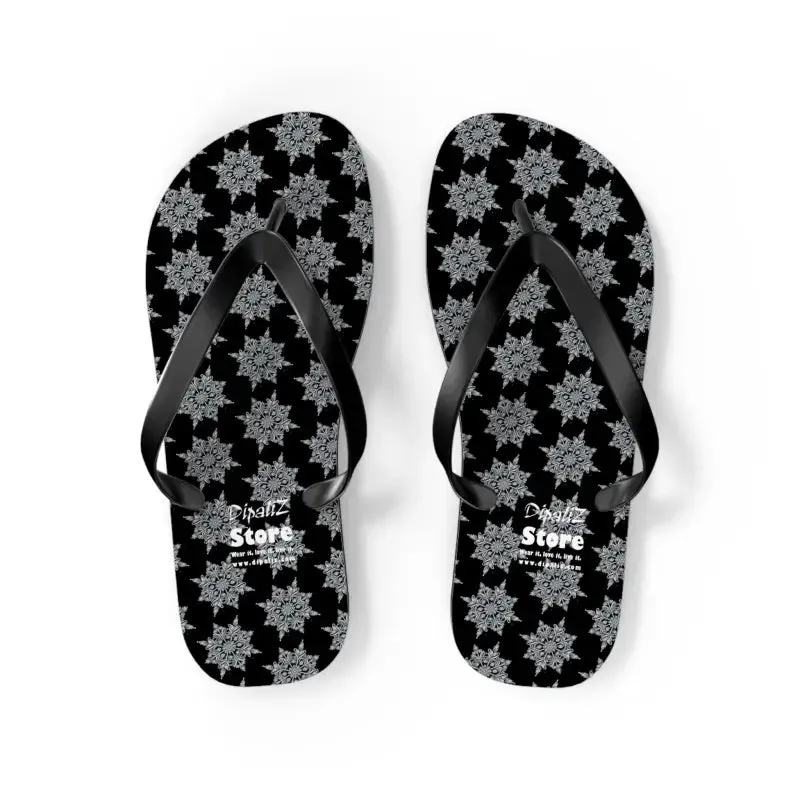 Snowflakes Flip Flops Bring Summer Vibes