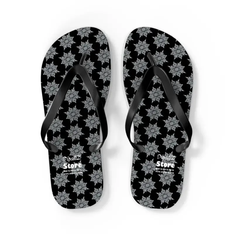 Snowflakes Flip Flops Bring Summer Vibes
