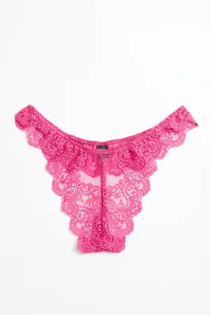 SO FINE LACE THONG