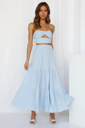 So Particular Crop Blue