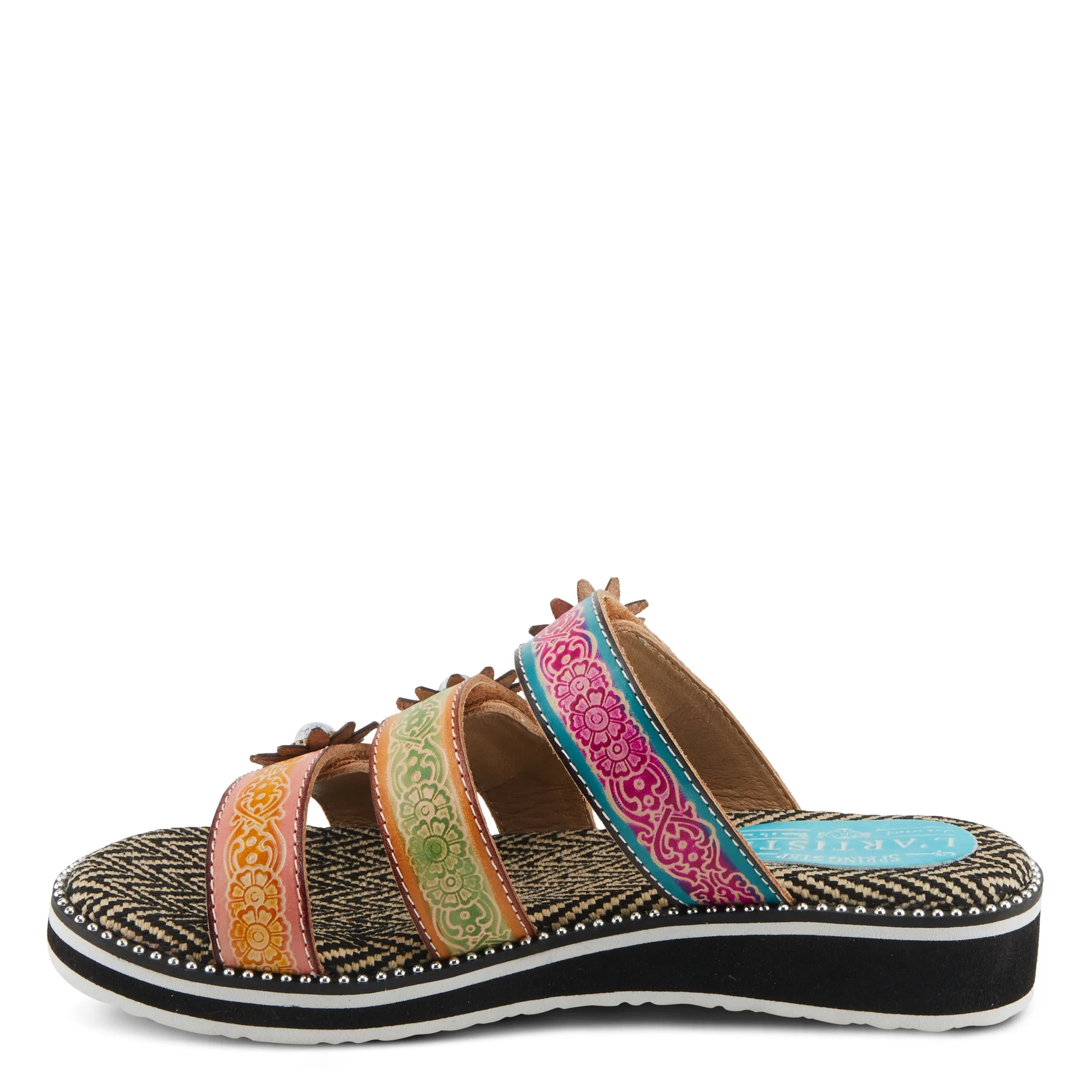 Spring Step Shoes  L'Artiste Maryse Sandals Women’s Leather Slide