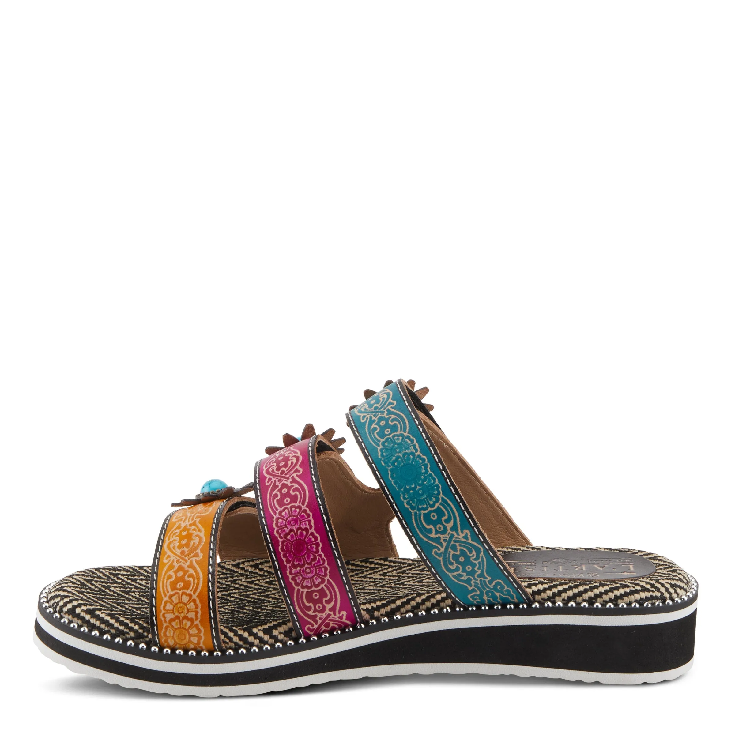 Spring Step Shoes  L'Artiste Maryse Sandals Women’s Leather Slide