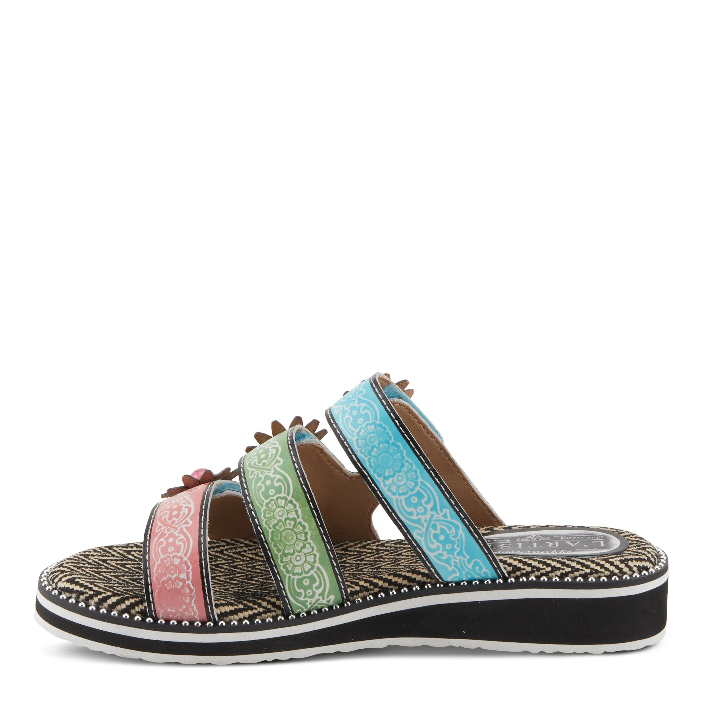 Spring Step Shoes  L'Artiste Maryse Sandals Women’s Leather Slide