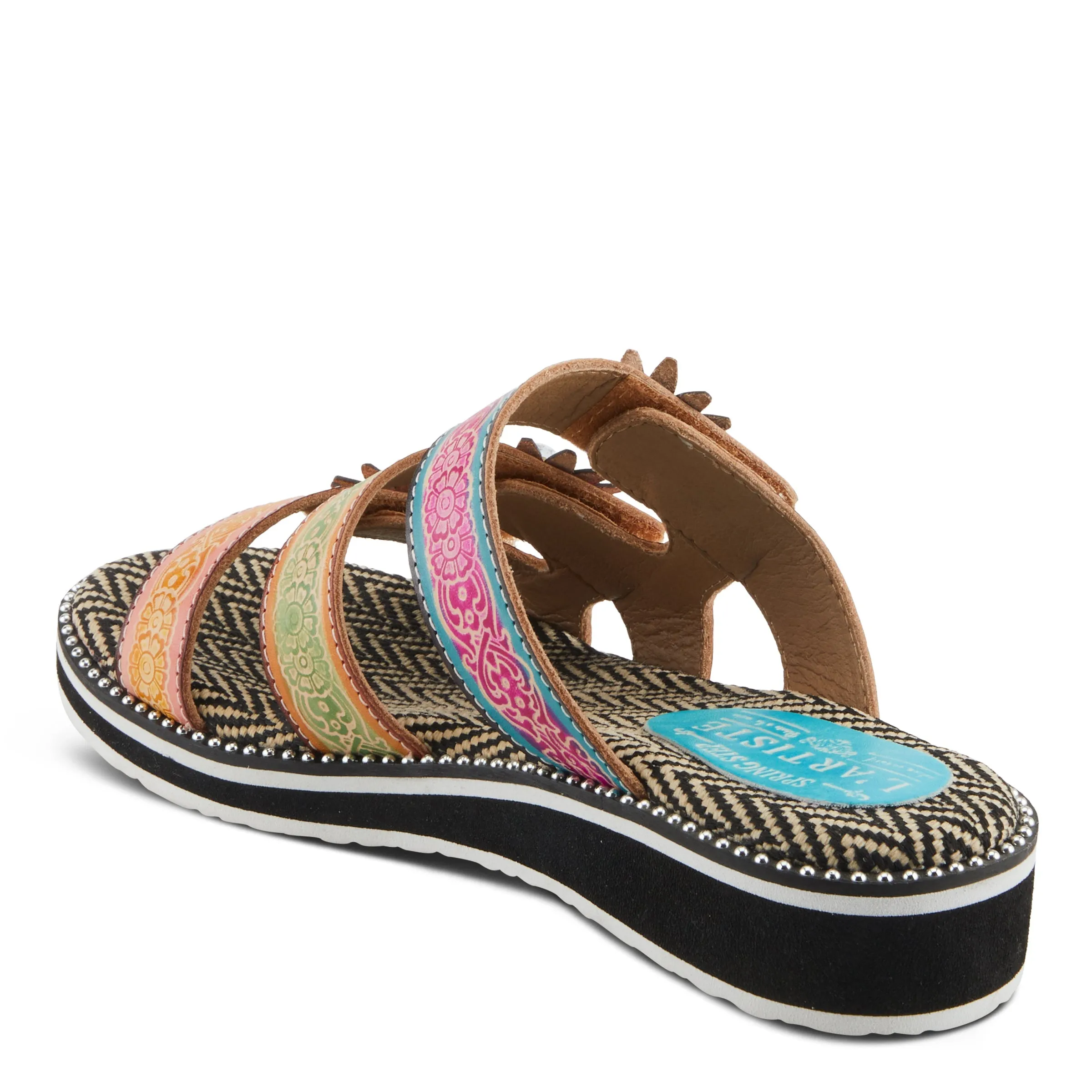 Spring Step Shoes  L'Artiste Maryse Sandals Women’s Leather Slide