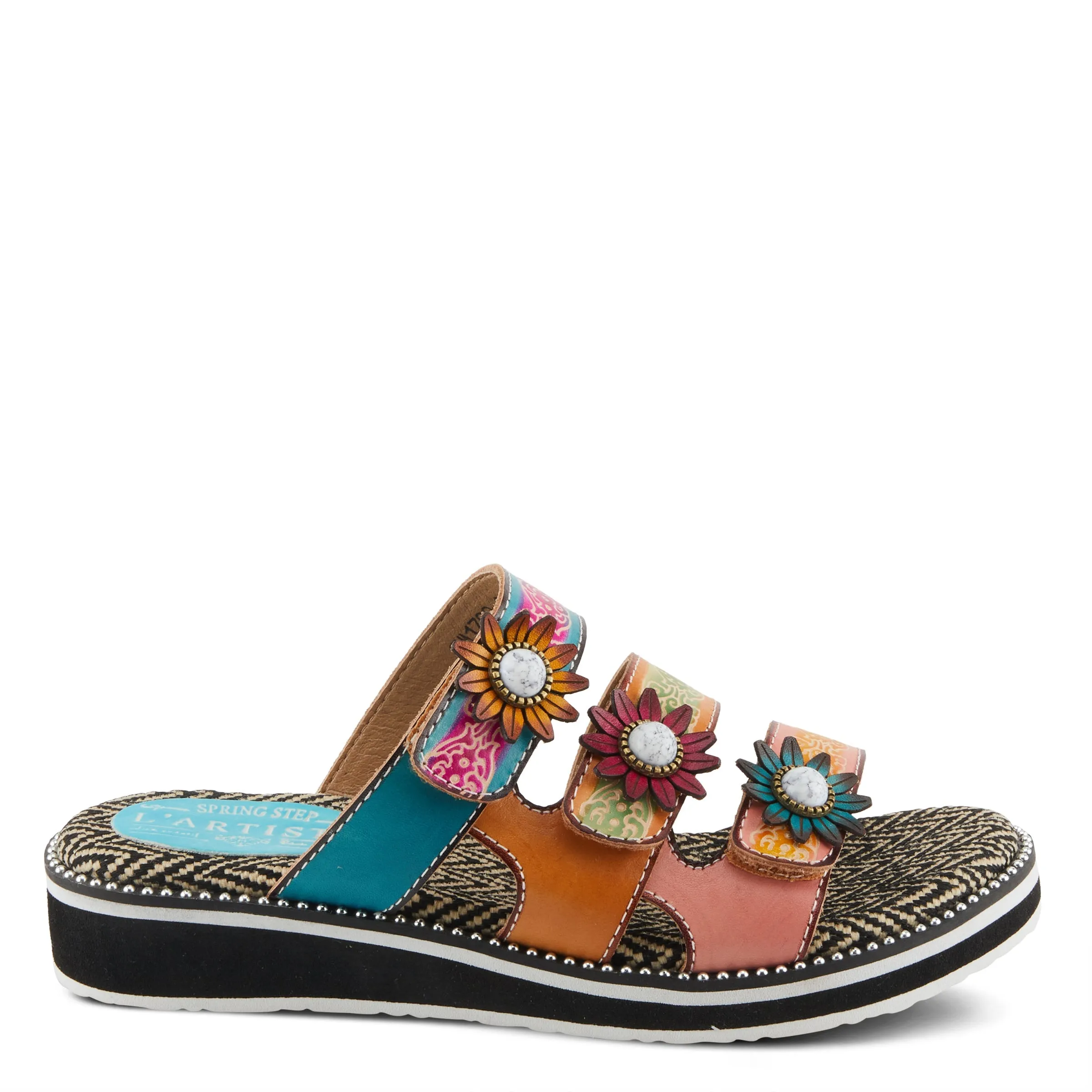 Spring Step Shoes  L'Artiste Maryse Sandals Women’s Leather Slide