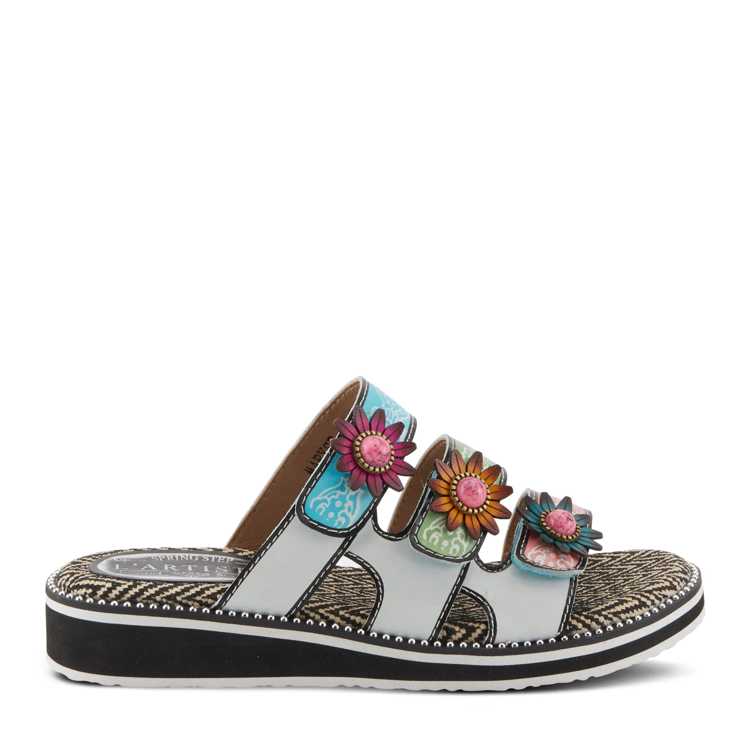 Spring Step Shoes  L'Artiste Maryse Sandals Women’s Leather Slide