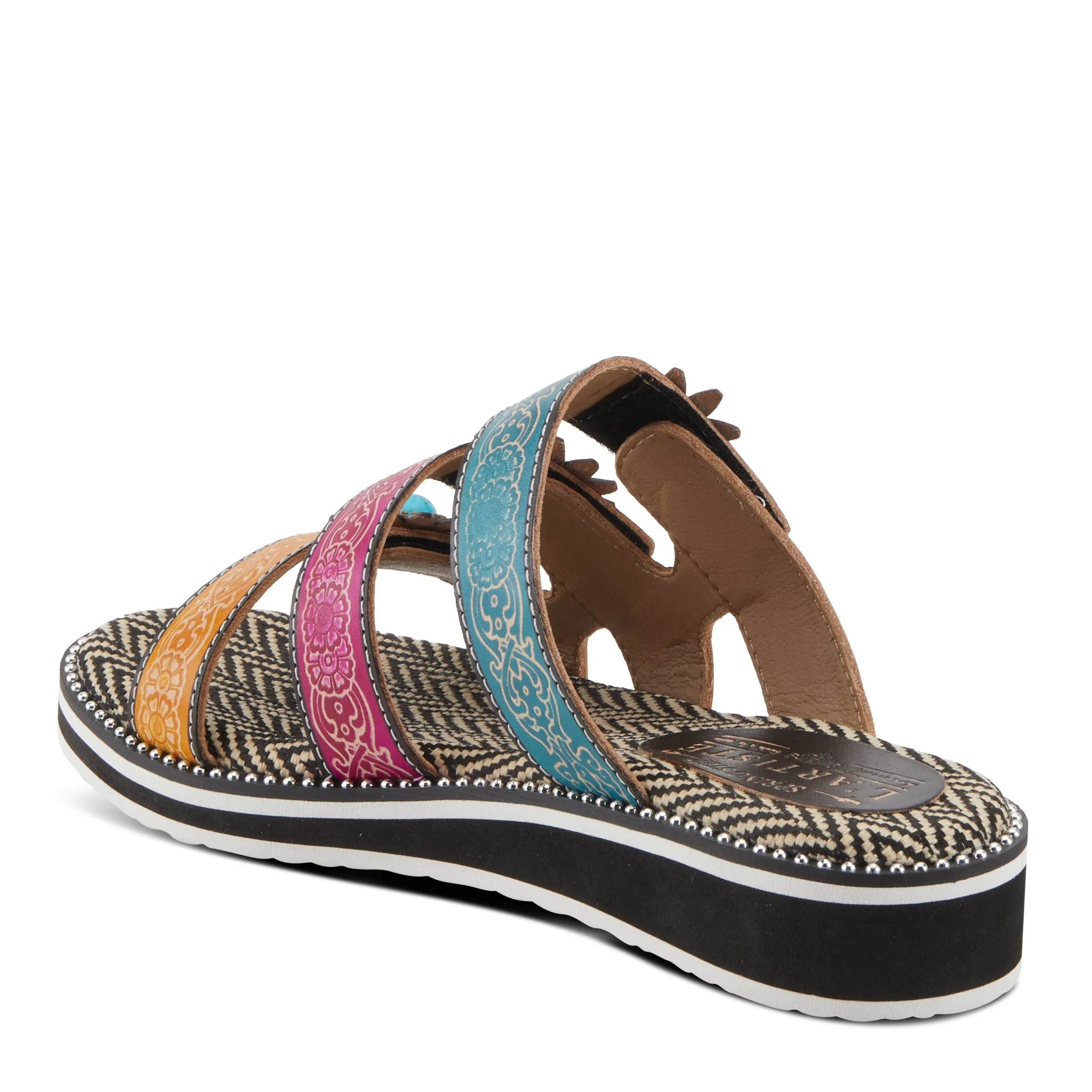 Spring Step Shoes  L'Artiste Maryse Sandals Women’s Leather Slide