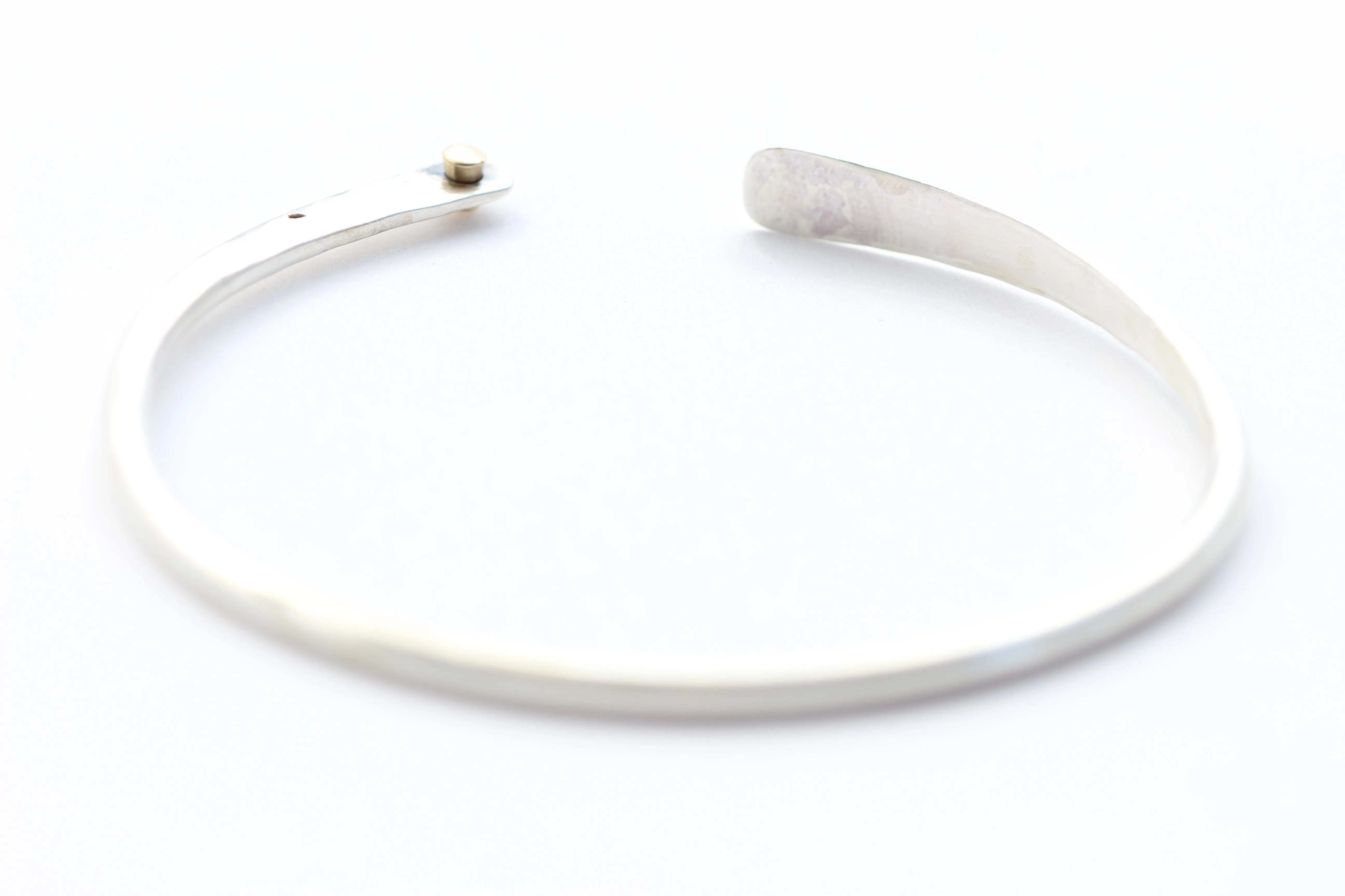 Sterling Silver Bracelet with 14k Gold