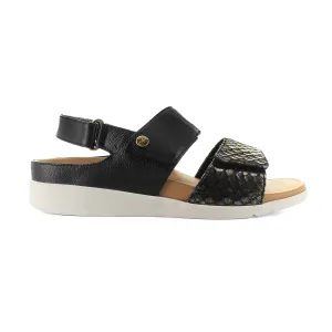 Strive Riviera II Black Snake Sandals