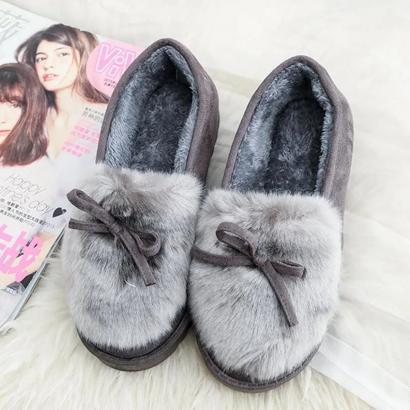 Suede Flat Heel Daily Warm Shoes