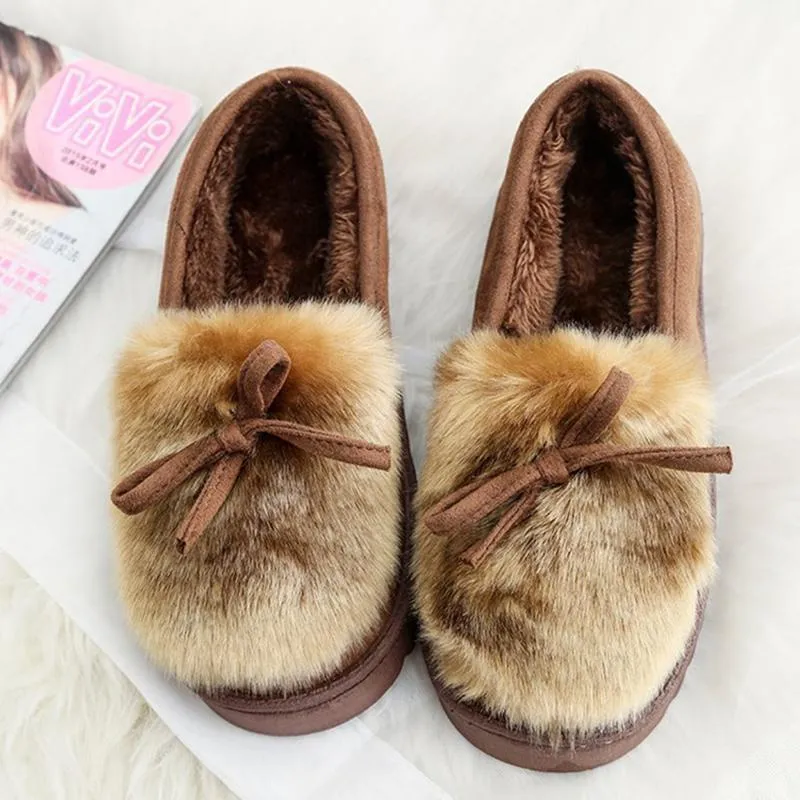 Suede Flat Heel Daily Warm Shoes