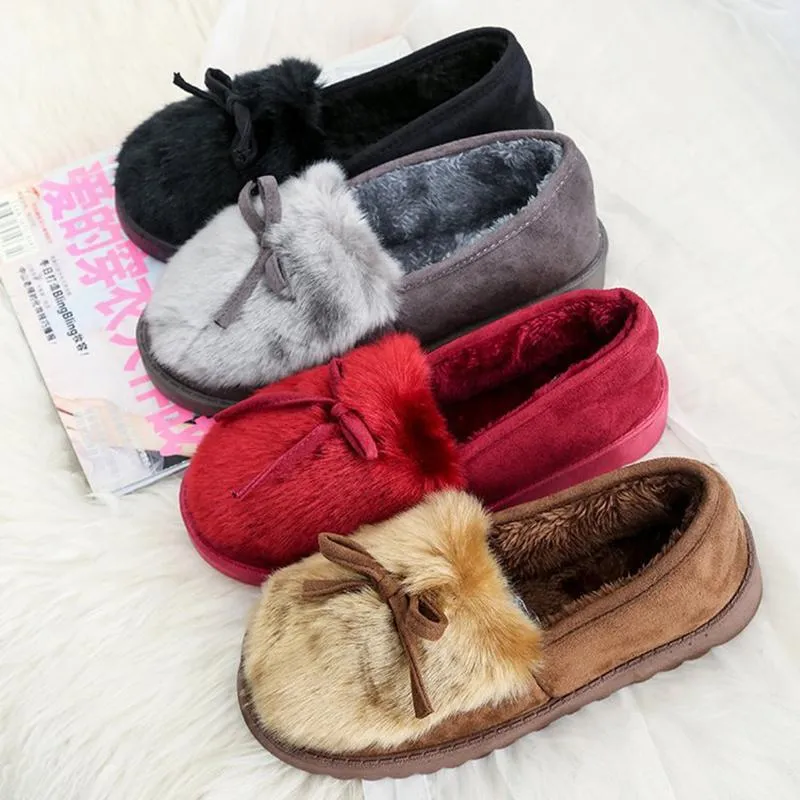 Suede Flat Heel Daily Warm Shoes