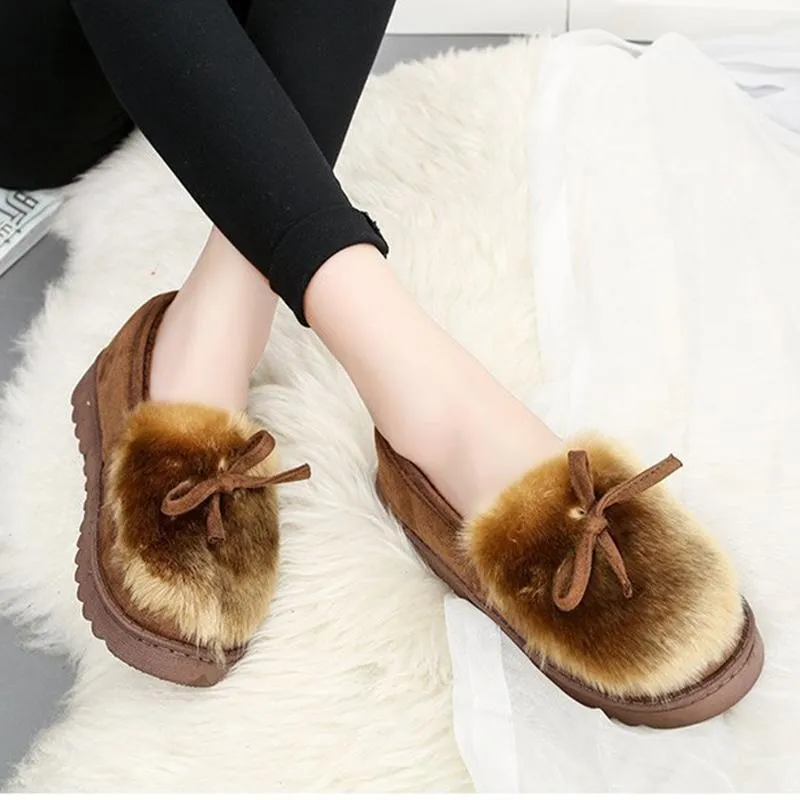 Suede Flat Heel Daily Warm Shoes