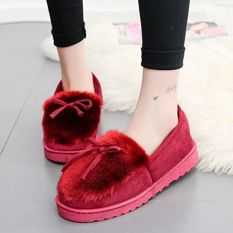 Suede Flat Heel Daily Warm Shoes