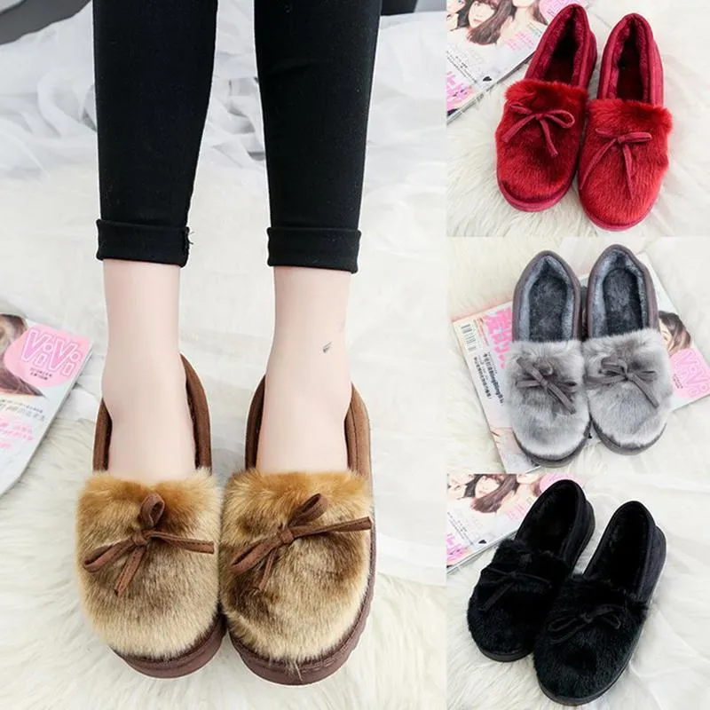 Suede Flat Heel Daily Warm Shoes