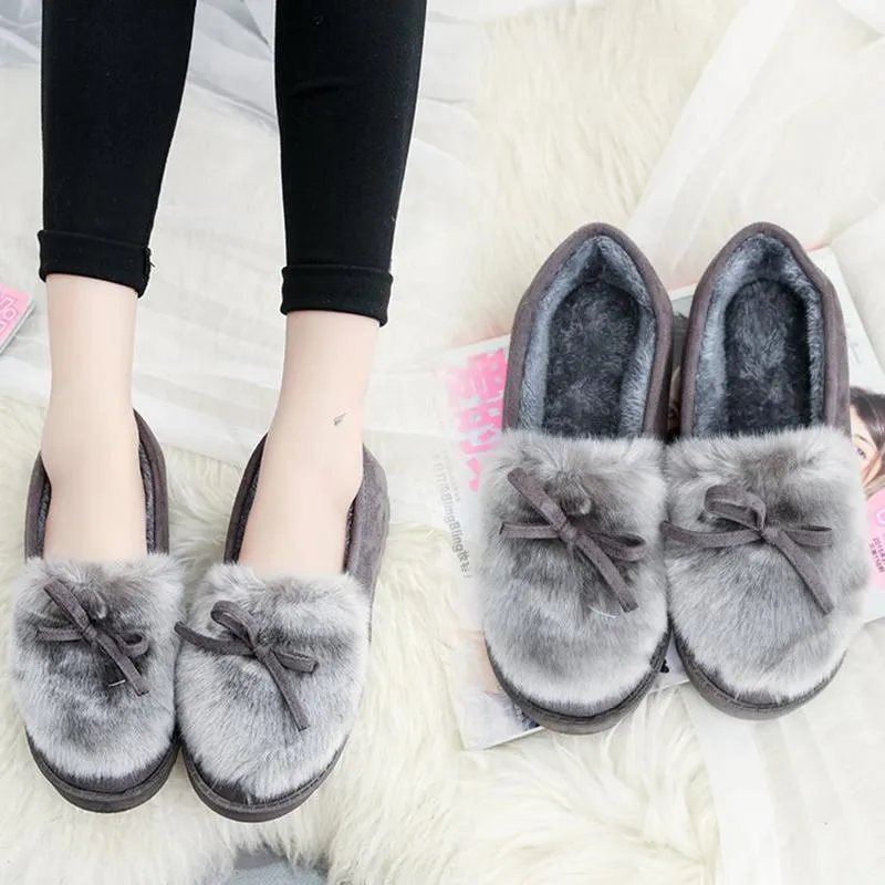 Suede Flat Heel Daily Warm Shoes