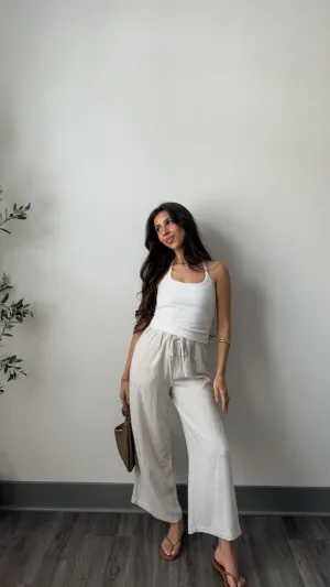 Sunday Linen Pant (OATMEAL)