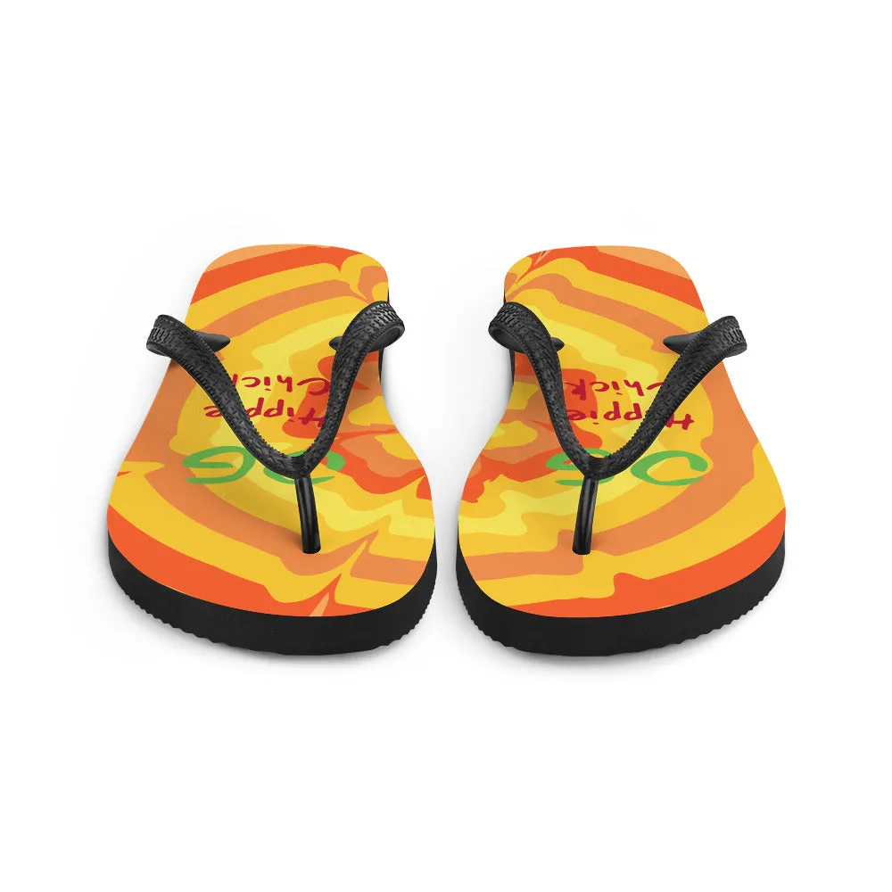Sunny Flower Flip-Flops