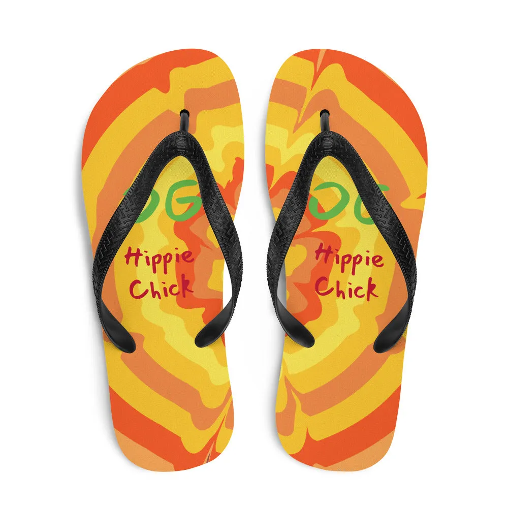 Sunny Flower Flip-Flops