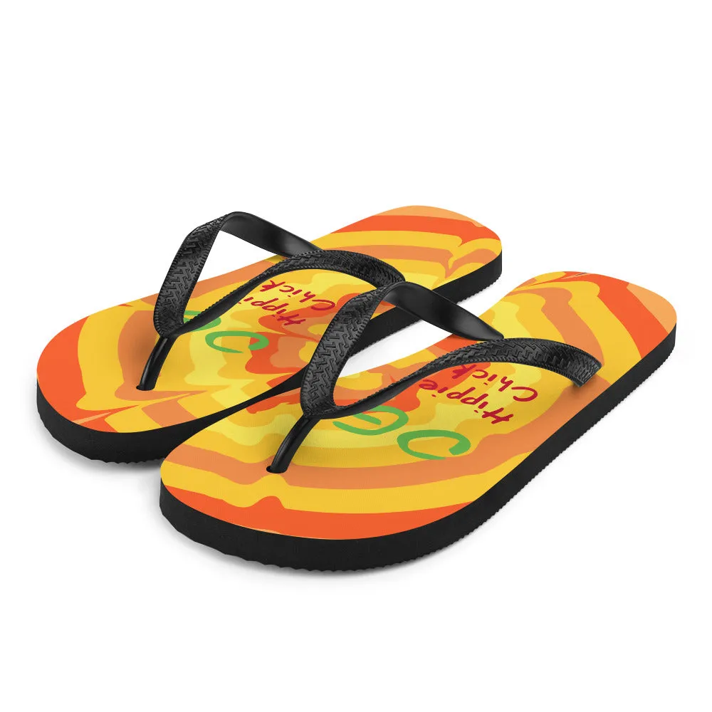 Sunny Flower Flip-Flops