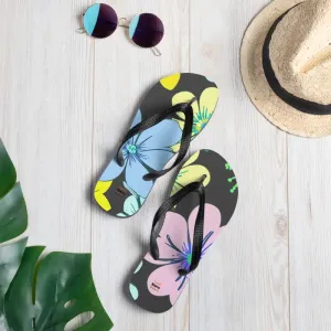 Sunny Pastel Flip Flops with Rubber Sole Comfort