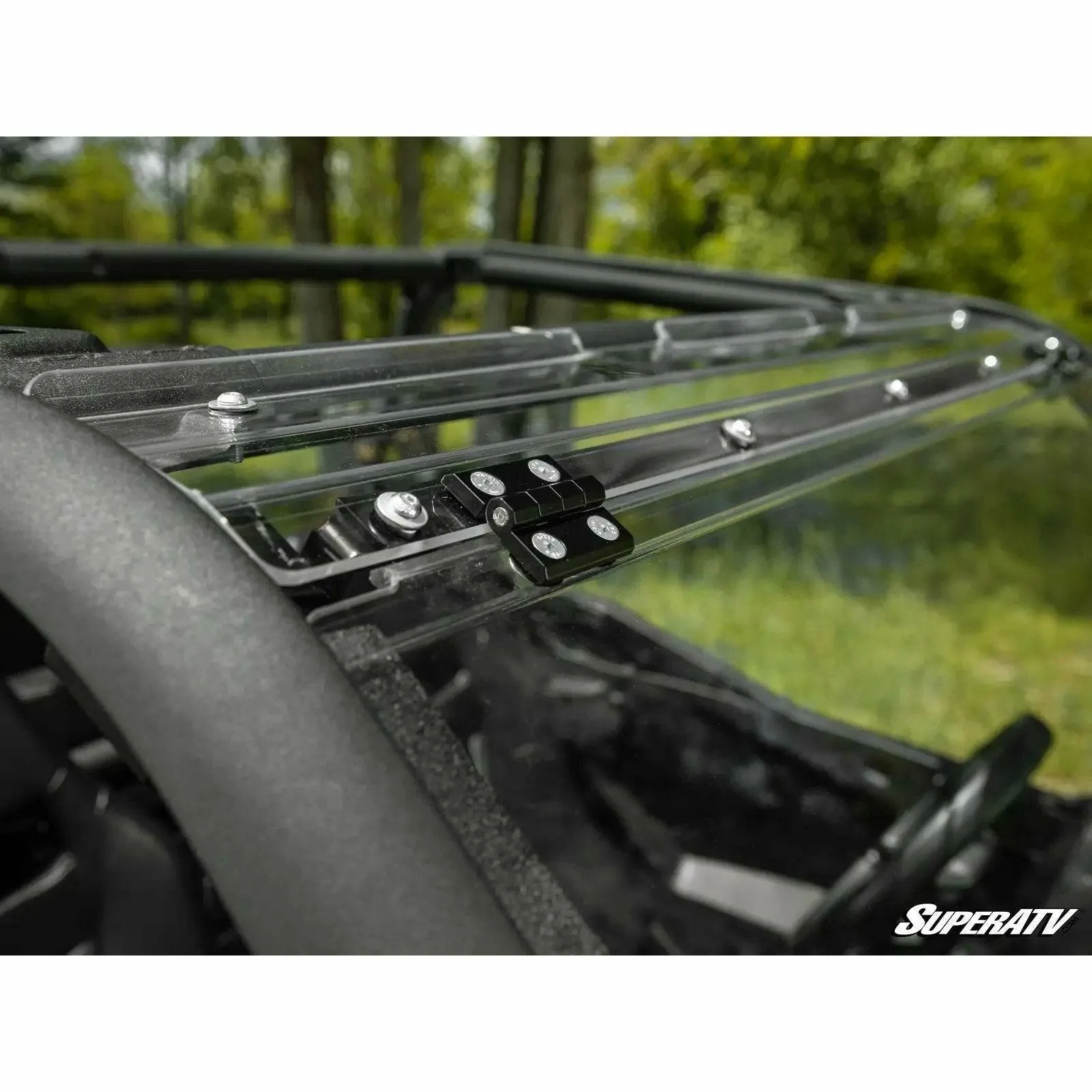SuperATV Can Am Commander Scratch Resistant Flip Windshield