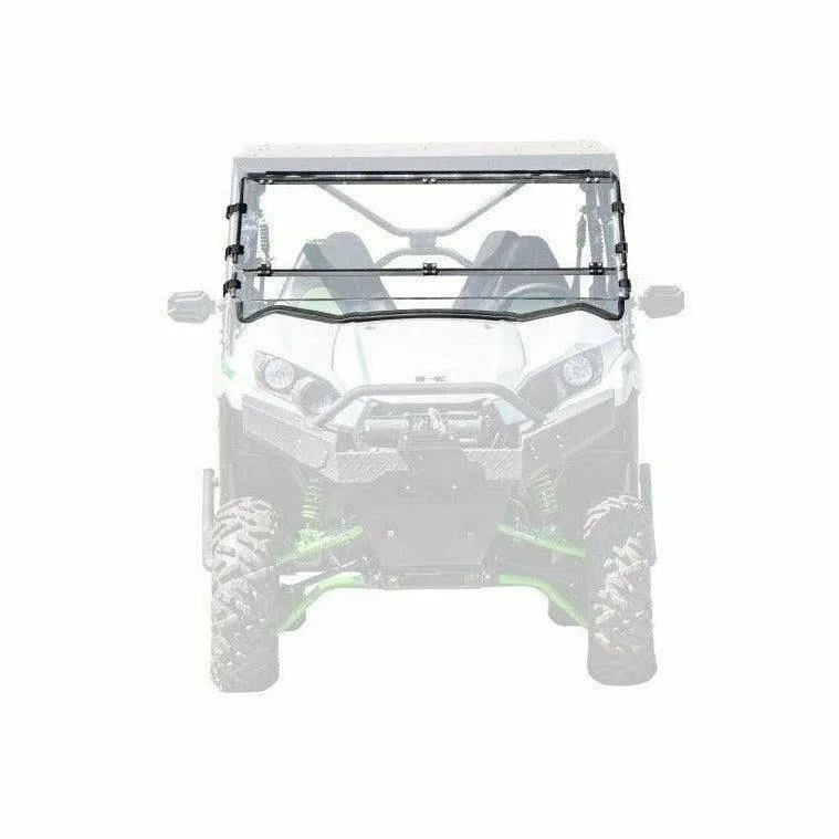 SuperATV Kawasaki Teryx Scratch Resistant Flip Down Windshield