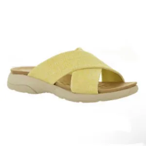 TAITE Women's Comfort Crisscross Slide Flats Sandals