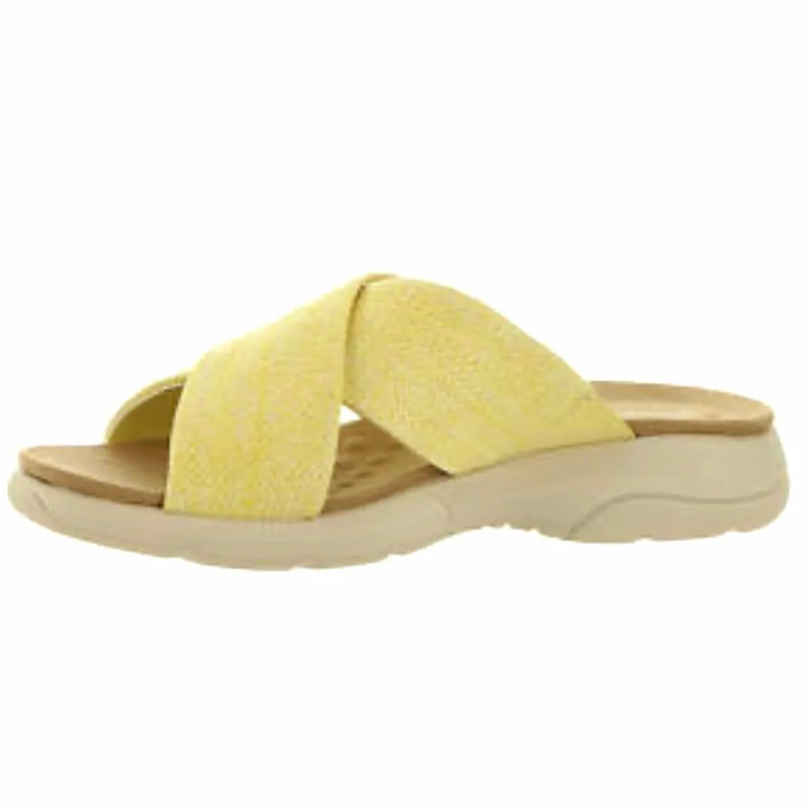 TAITE Women's Comfort Crisscross Slide Flats Sandals
