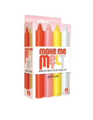 The 9's Make Me Melt Sensual Warm-Drip Candles – Set the Mood with Erotic Wax Play