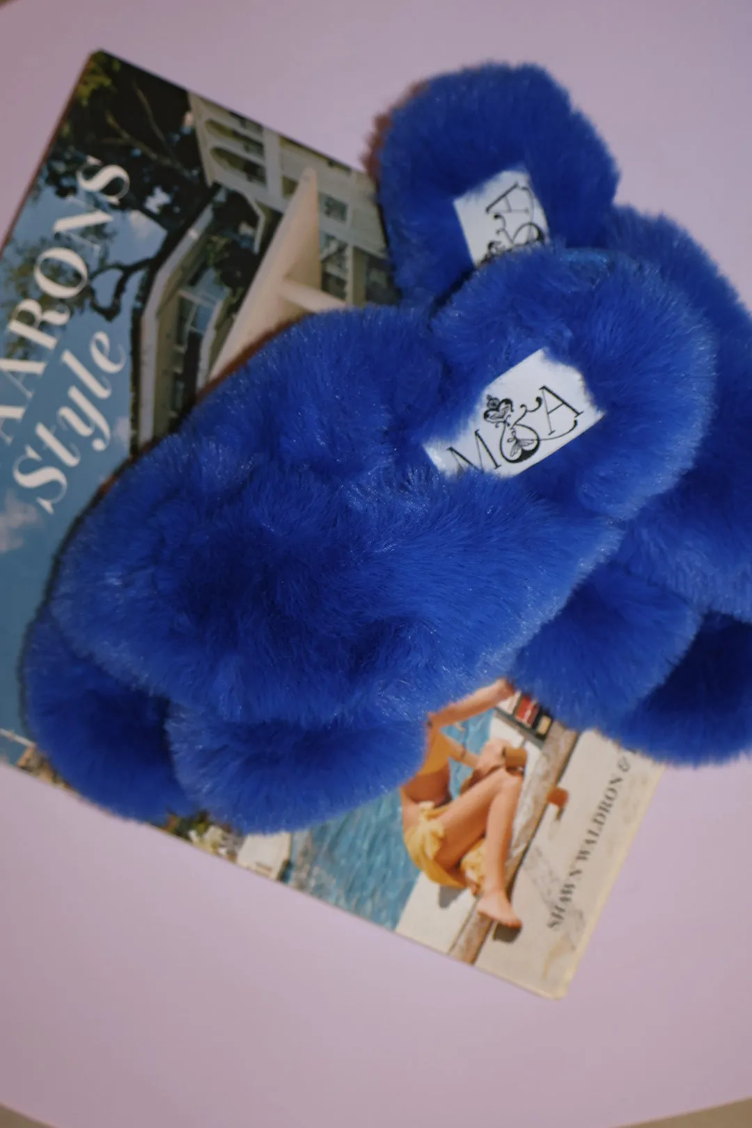 The Slippers in Cobalt