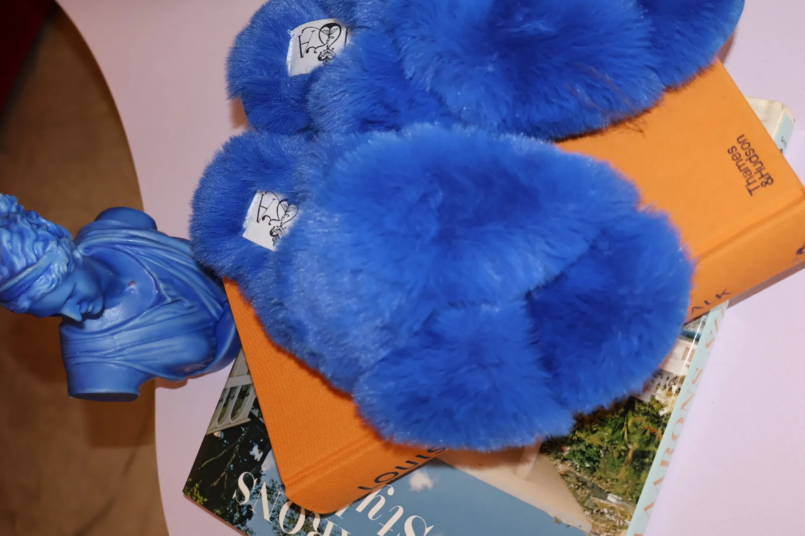 The Slippers in Cobalt