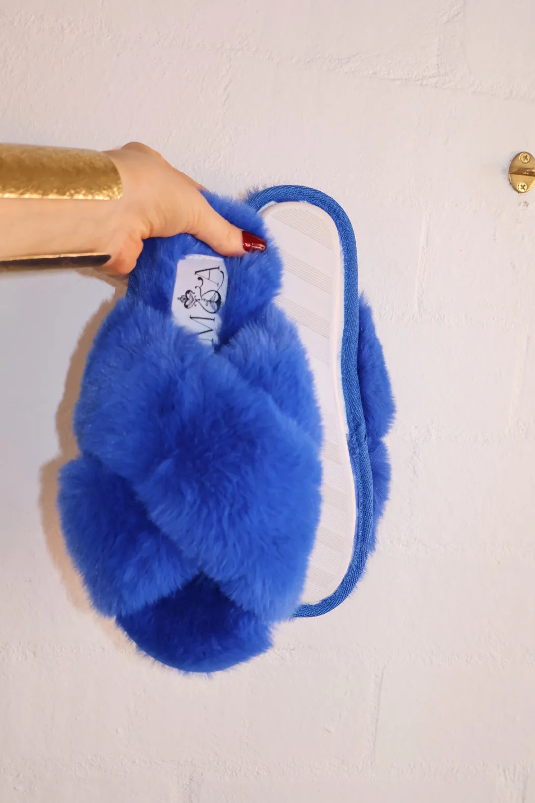 The Slippers in Cobalt