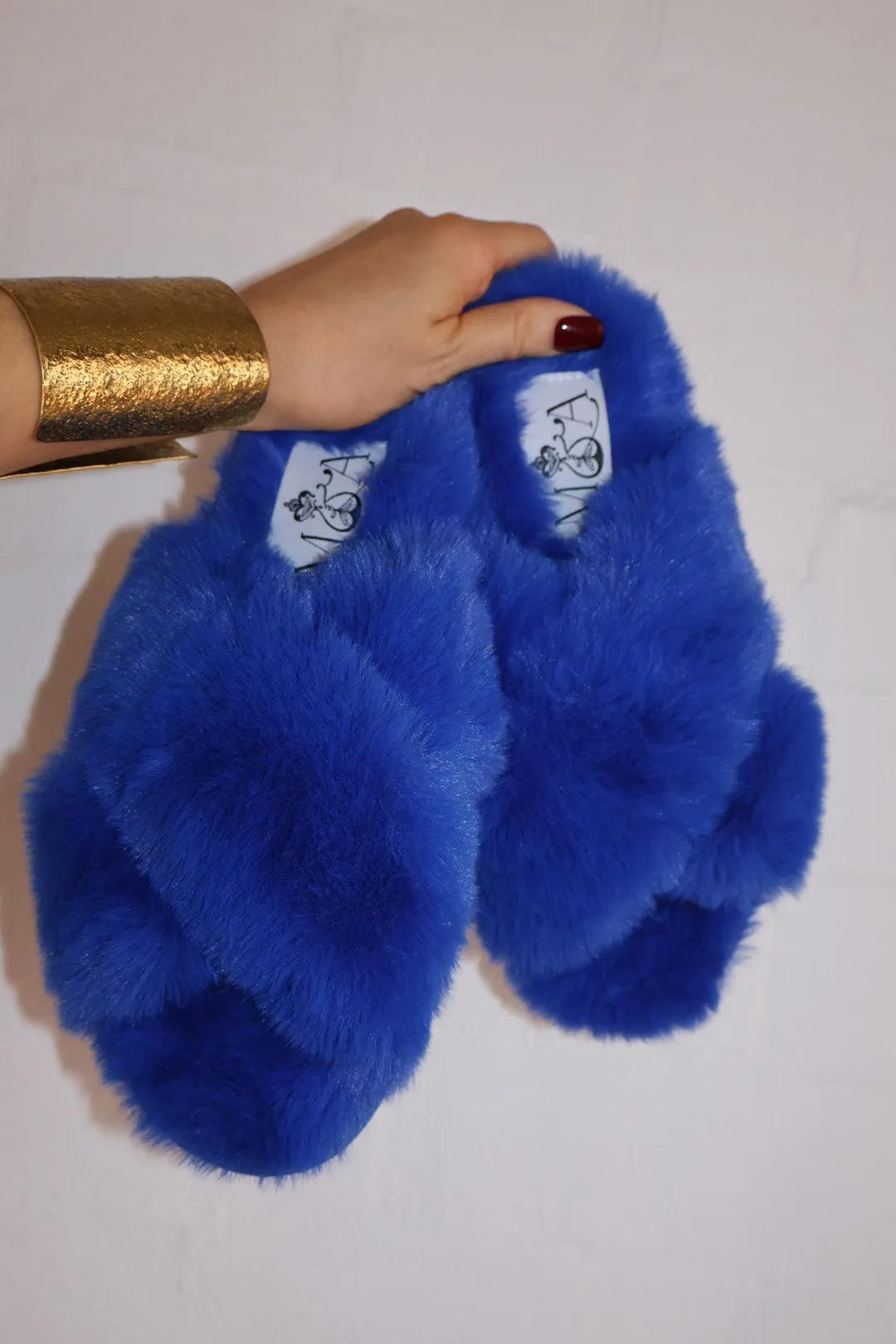 The Slippers in Cobalt