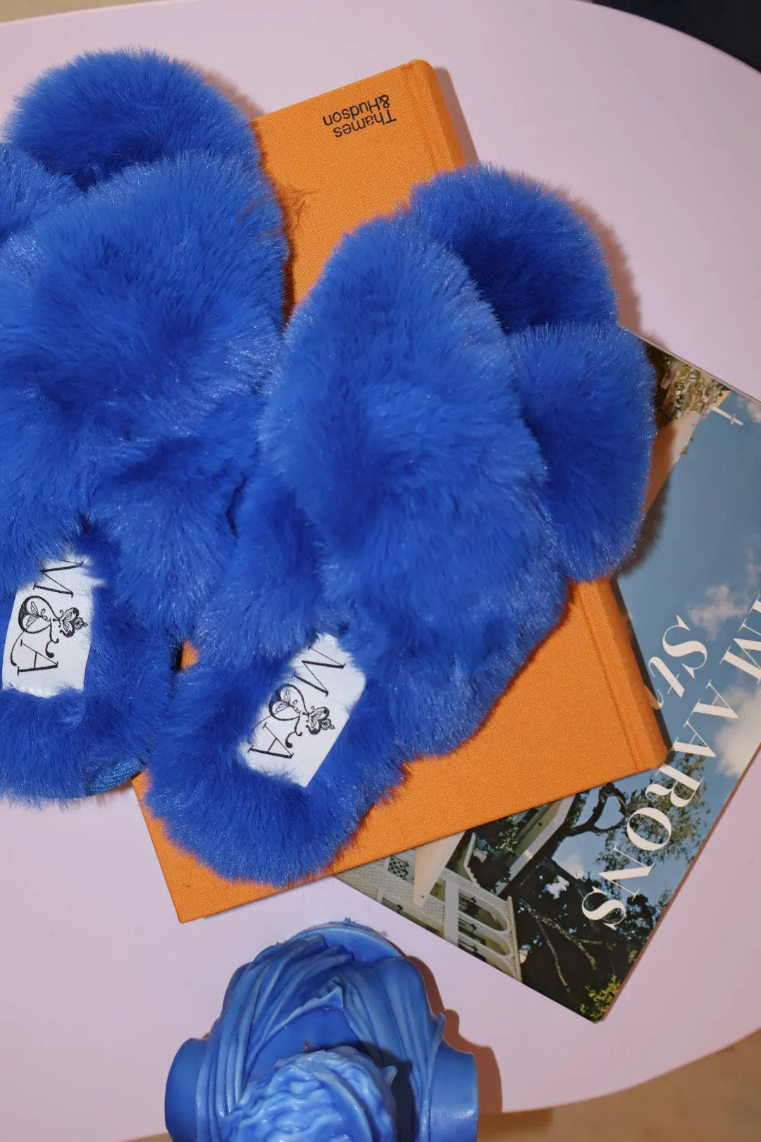 The Slippers in Cobalt