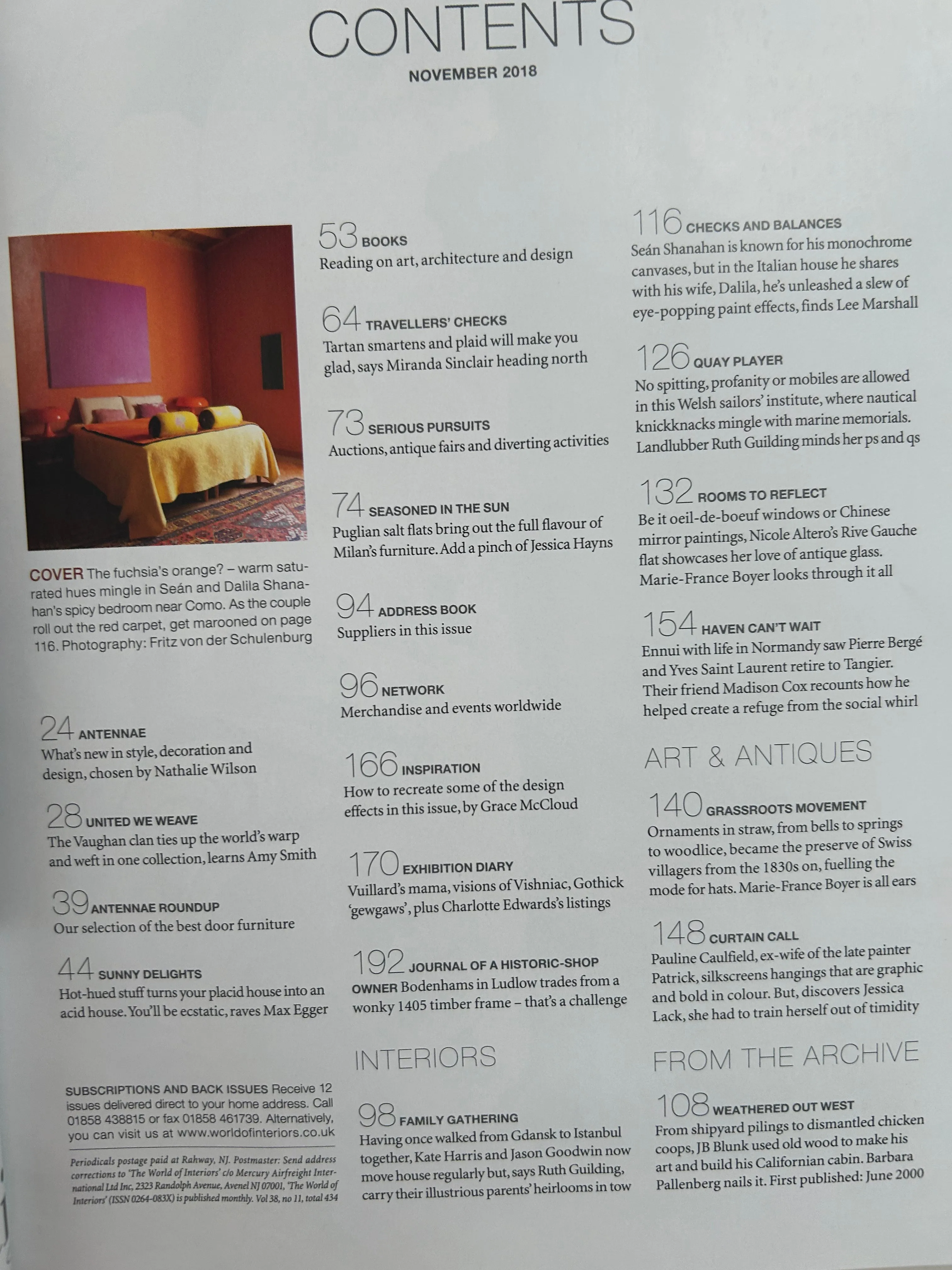 The World of Interiors - November 2018