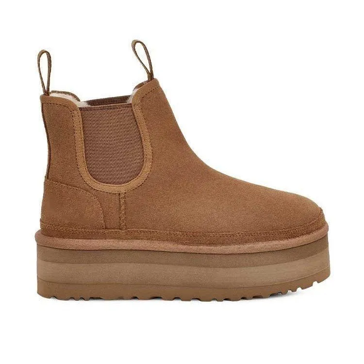 Thick Soled Classic Plush Warm Cotton Boots