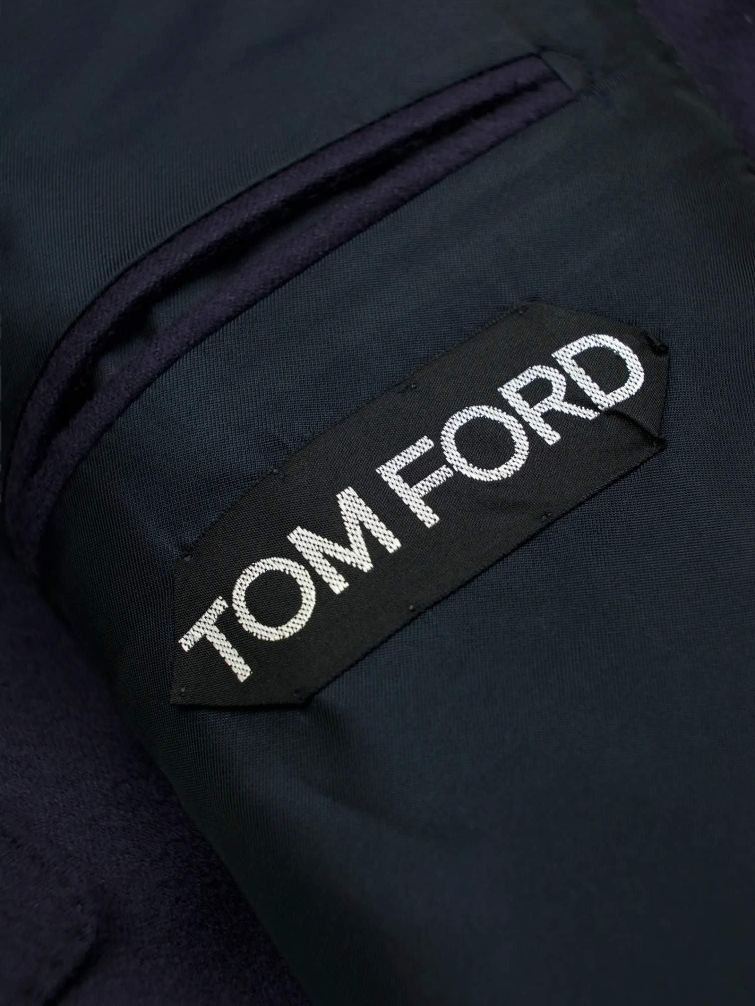 Tom Ford Navy Pure Cashmere Windsor Jacket