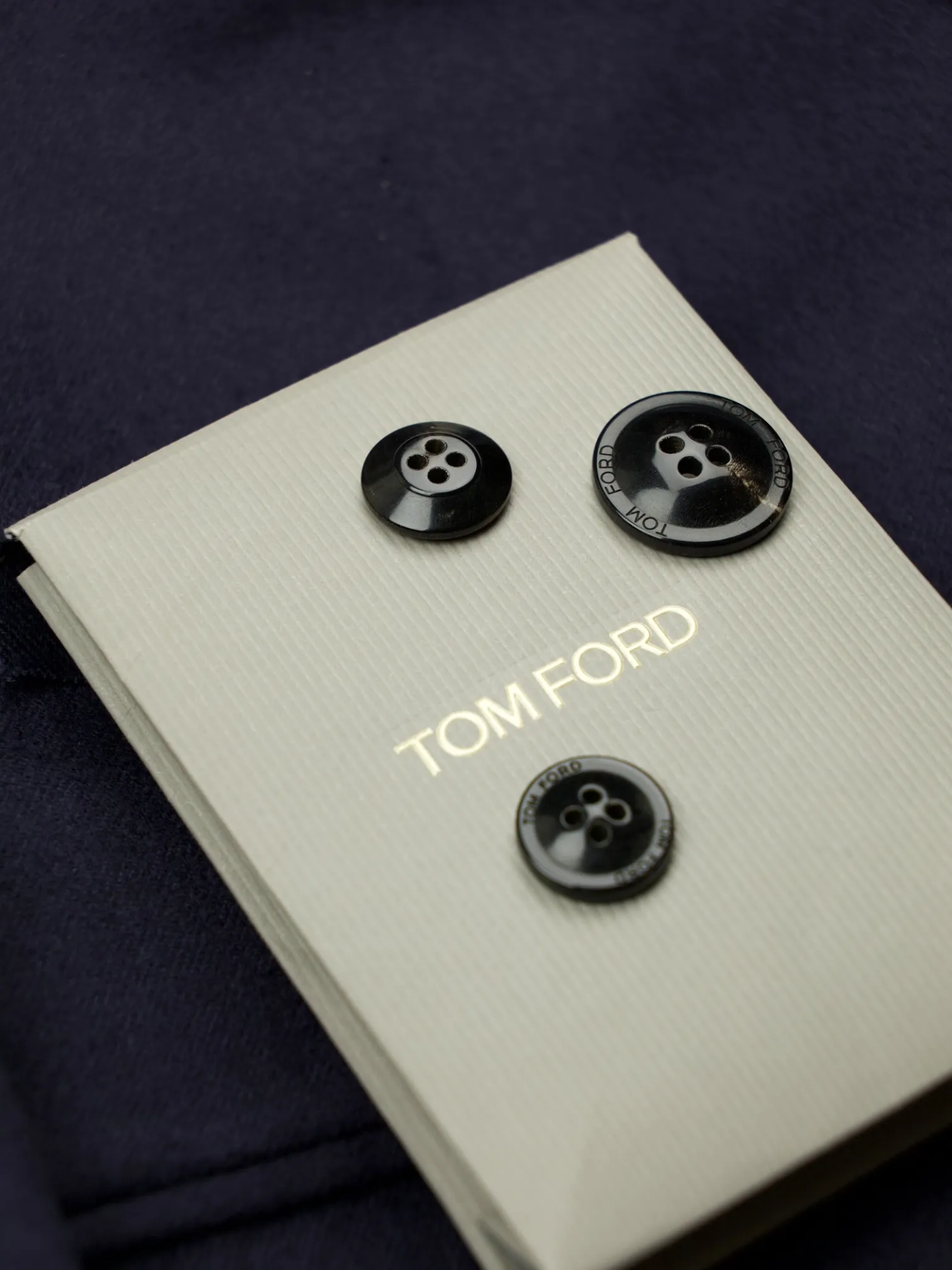 Tom Ford Navy Pure Cashmere Windsor Jacket