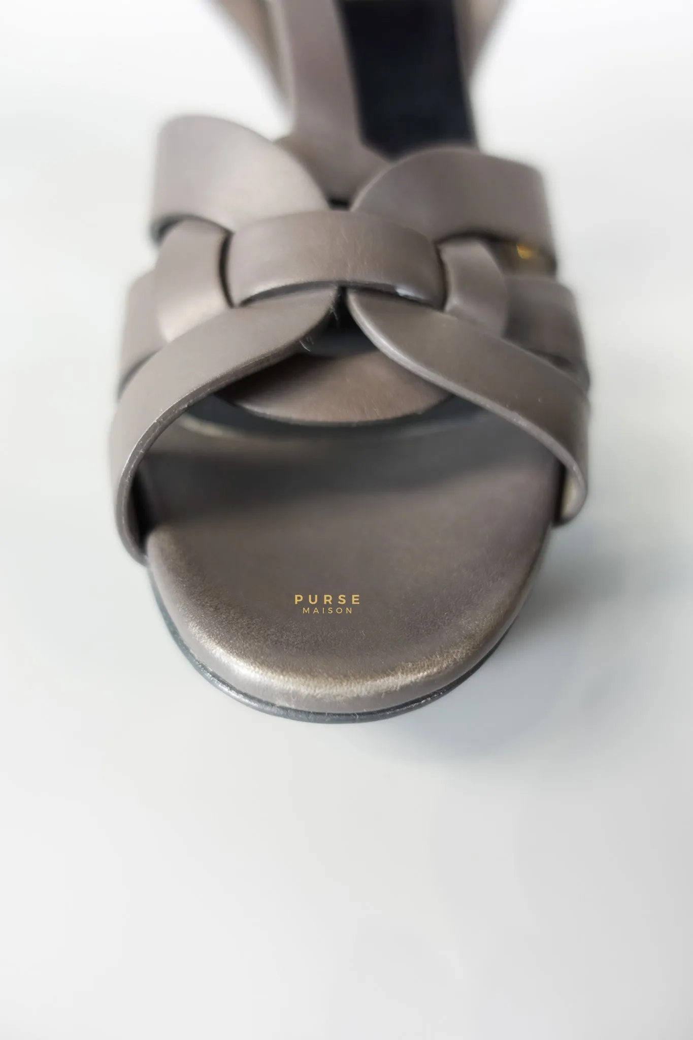 Tribute Platform Sandals Dark Gray Heels(Size 36EU 23cm)