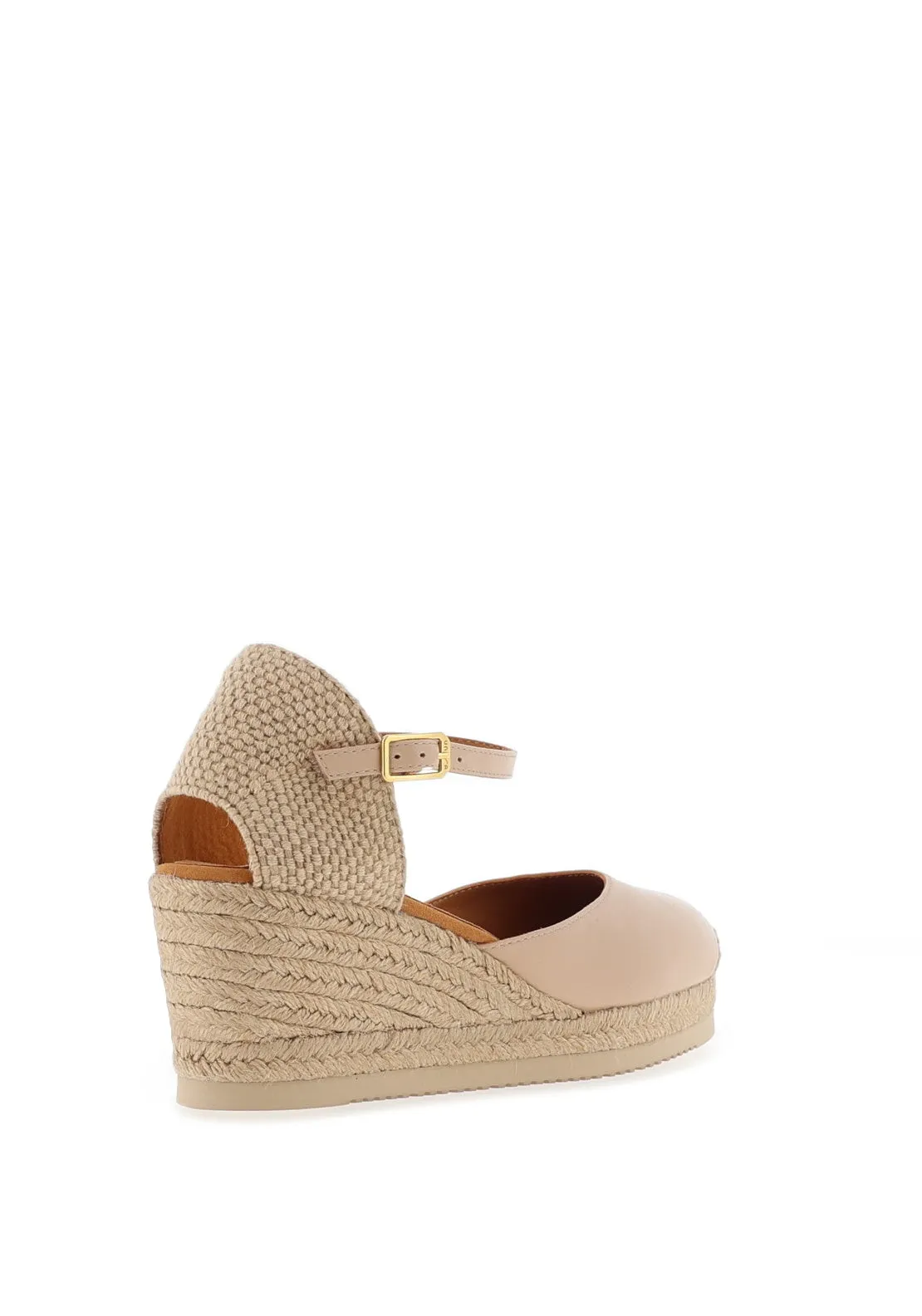 Unisa Caceres Espadrille Wedge Shoes, Skin