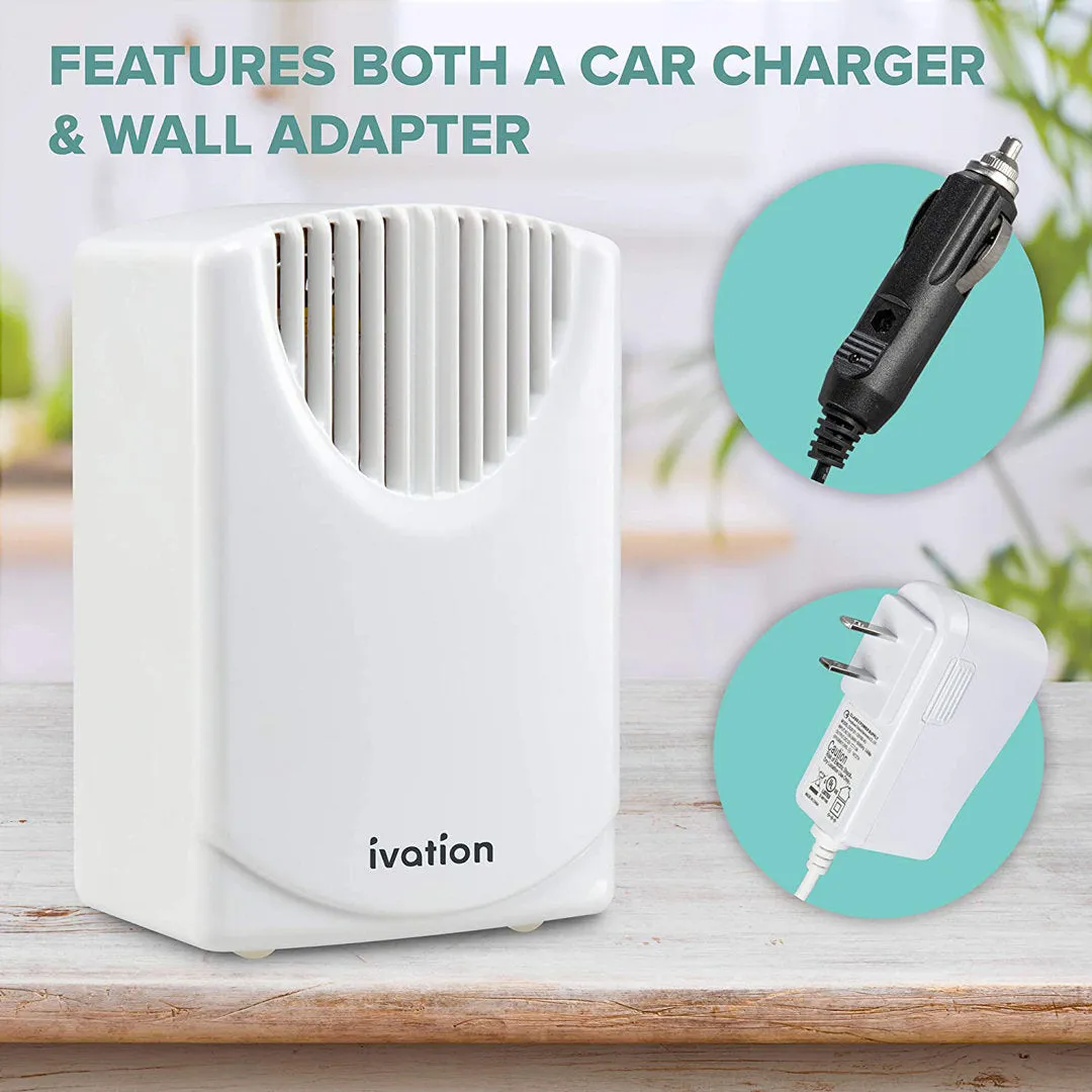 Vehicle Air Cleaner, Ozone and Plasma Generator, and Eradicator Ivation