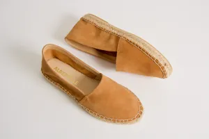 Vera Camel Suede Espadrilles
